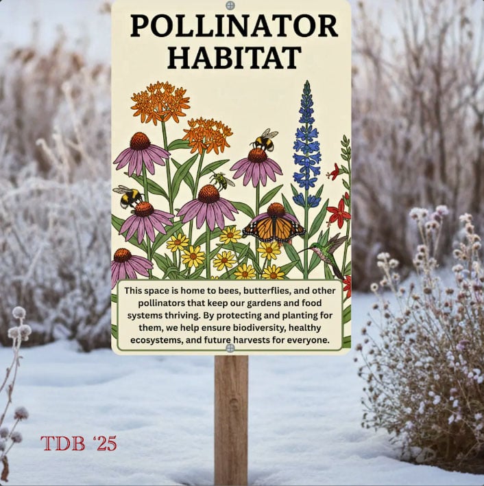 Pollin Signs Gift Idea- Milkweed for Monarchs