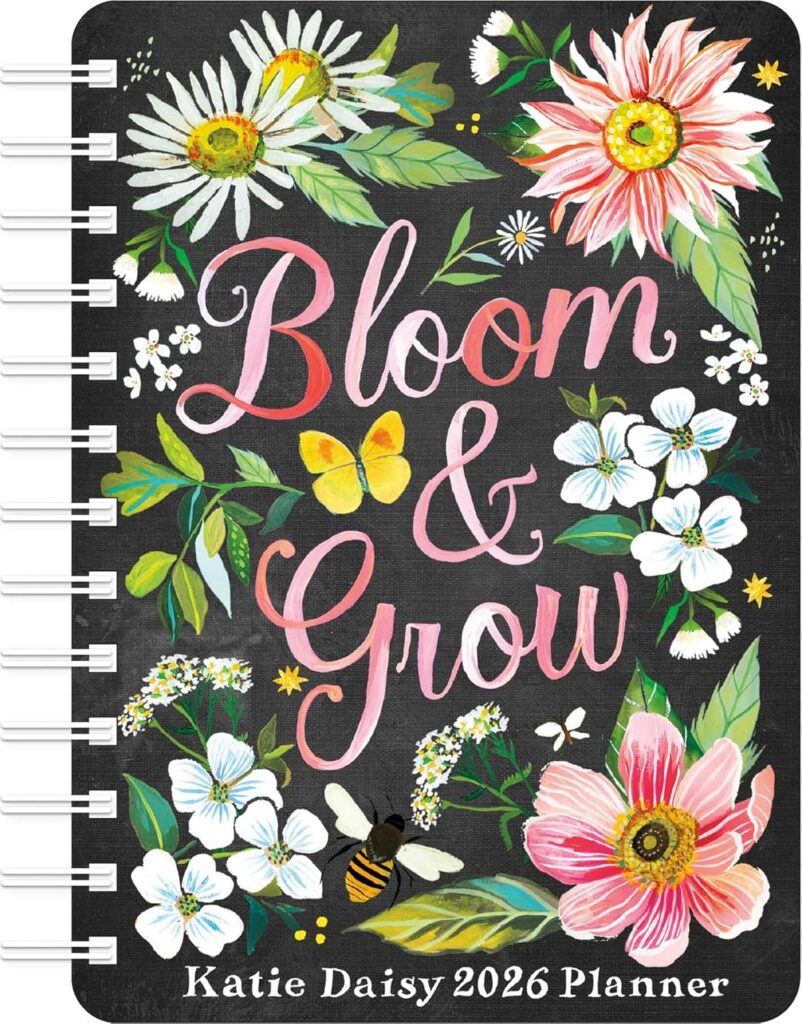 2026 Katie Daisy Bloom & Grow Planner with sturdy bindings